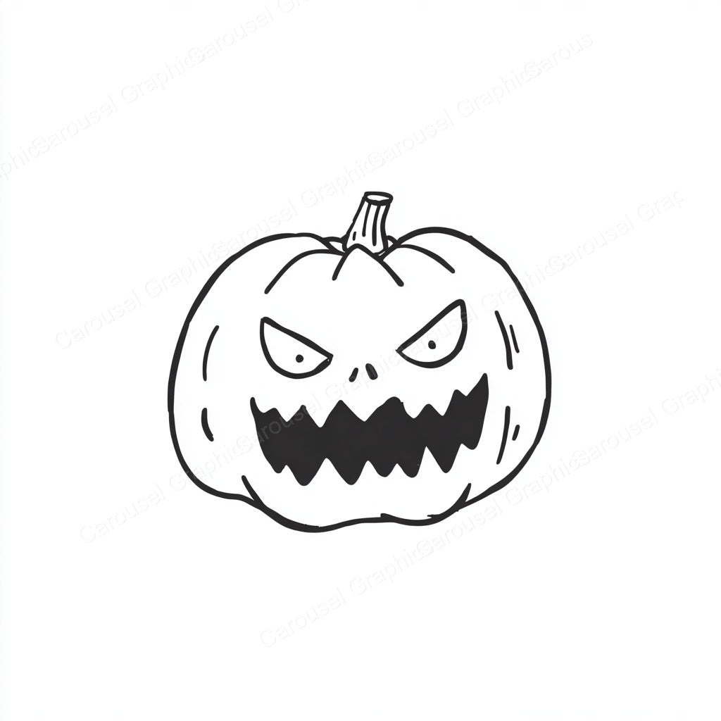 Jack-O-Lantern Vector Graphic preview