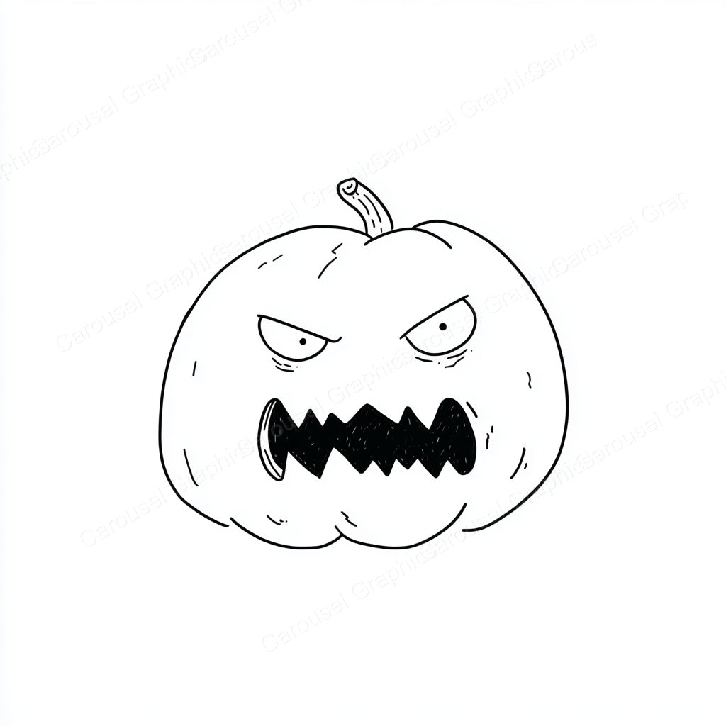 Jack-O-Lantern Vector Graphic preview