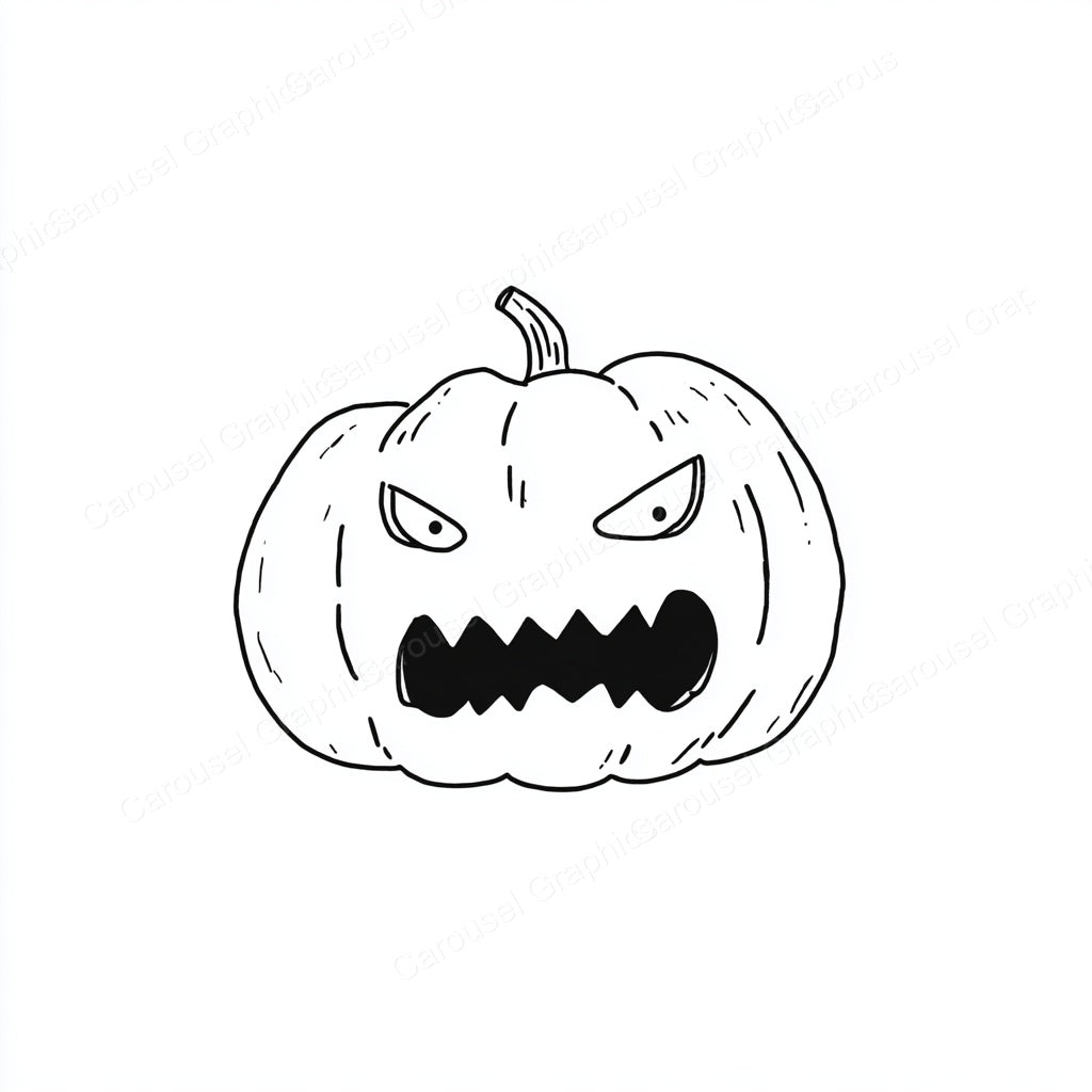 Jack-O-Lantern Vector Graphic preview
