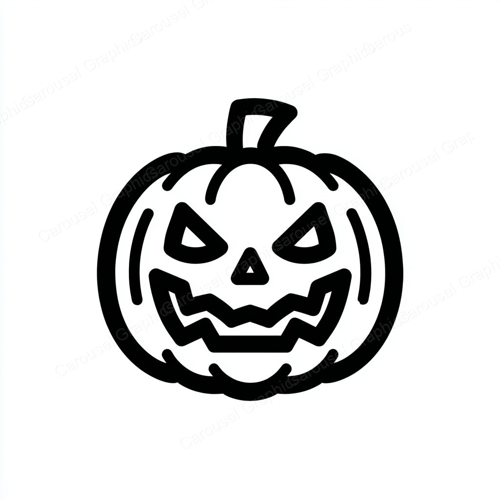 Jack-O-Lantern Vector Graphic preview