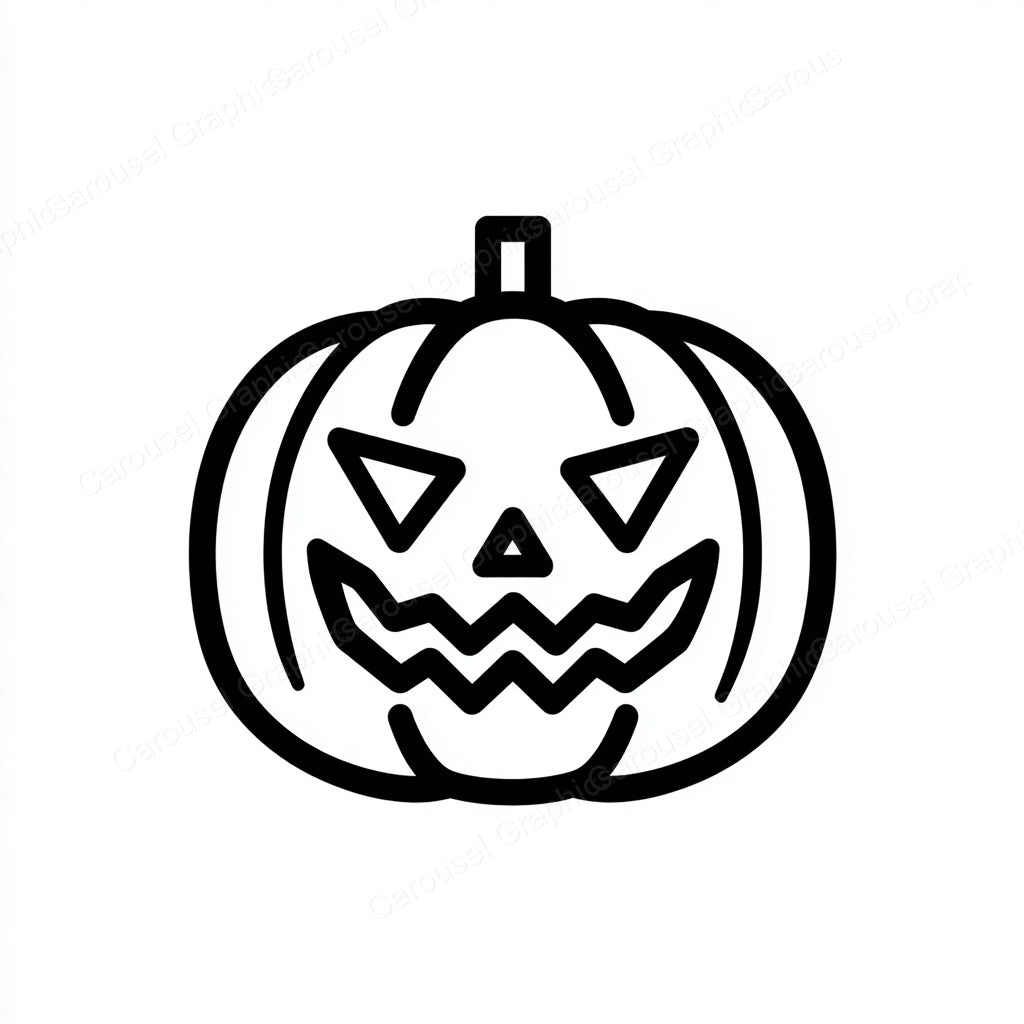 Jack-O-Lantern Vector Graphic preview