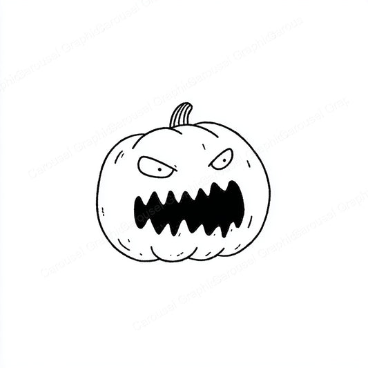 Jack-O-Lantern Vector Graphic preview