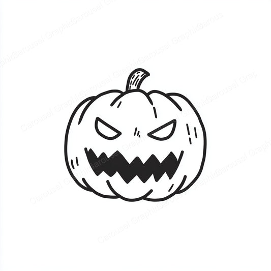 Jack-O-Lantern Vector Graphic preview