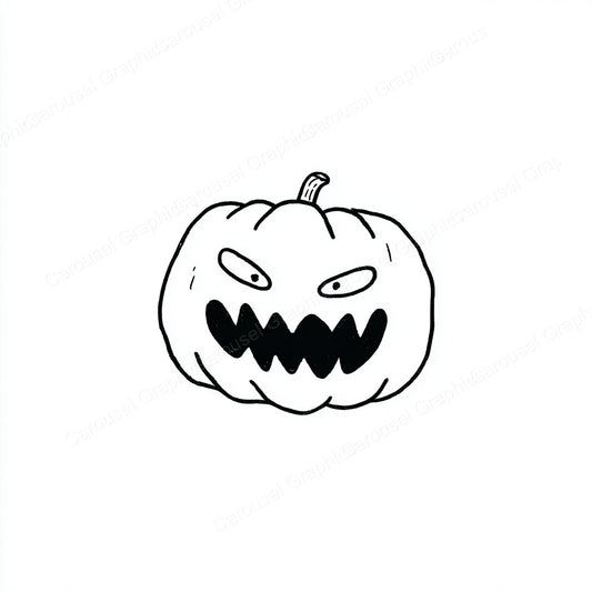 Jack-O-Lantern Vector Graphic preview