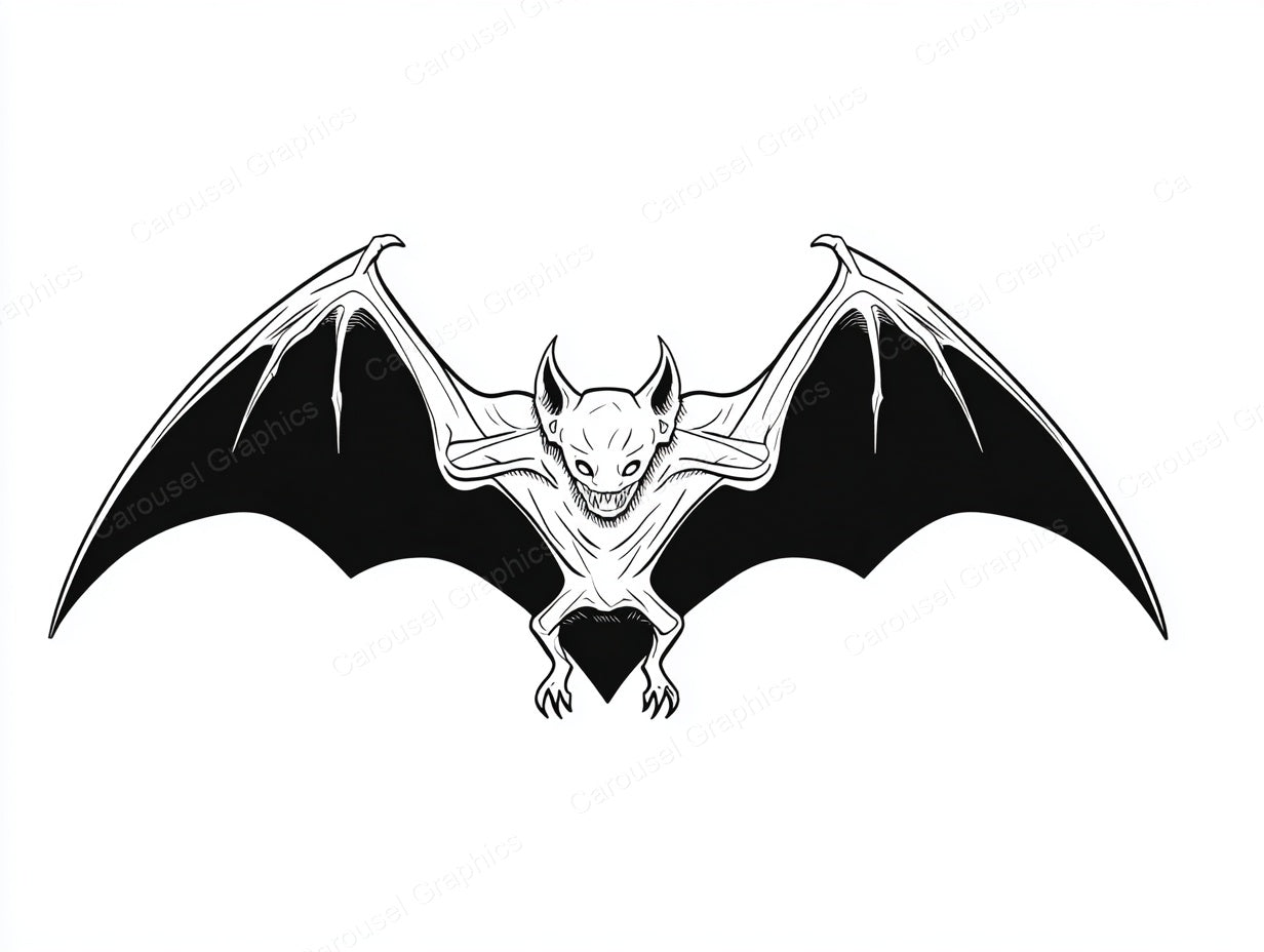 Bat Vector Graphic preview