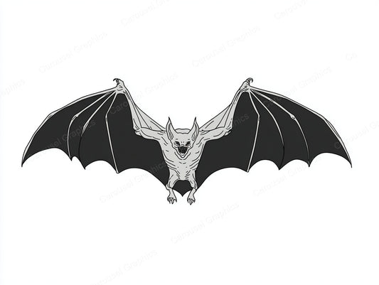 Bat Vector Graphic preview