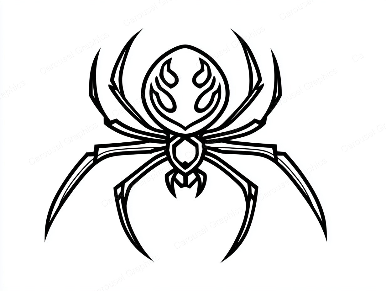 Spider Vector Graphic preview