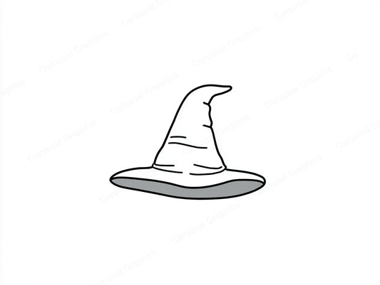 Witch Hat Vector Graphic preview