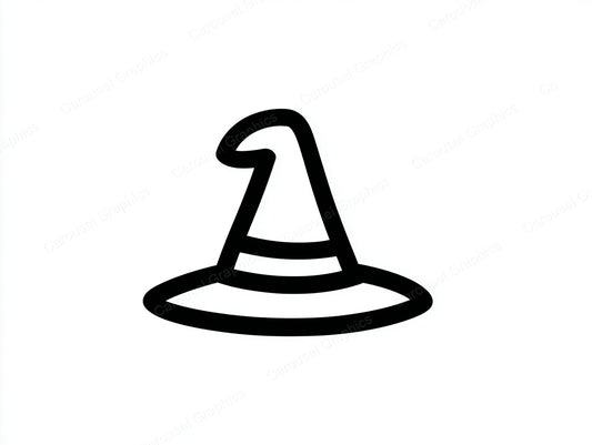 Witch Hat Vector Graphic preview