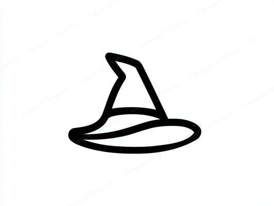 Witch Hat Vector Graphic preview