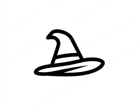 Witch Hat Vector Graphic preview