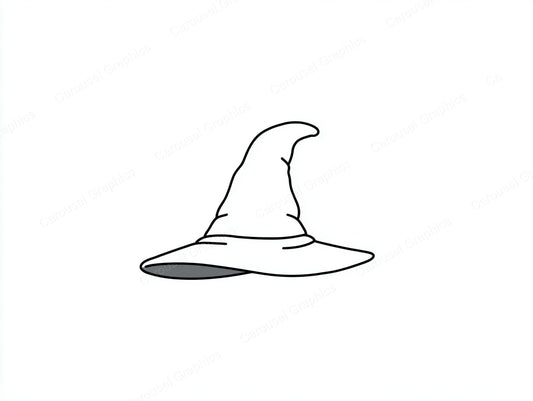 Witch Hat Vector Graphic preview