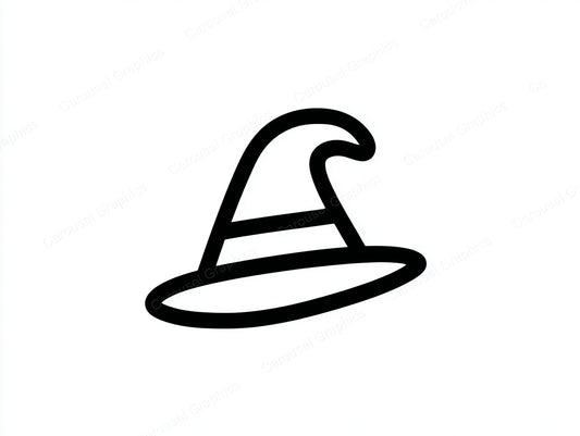 Witch Hat Vector Graphic preview