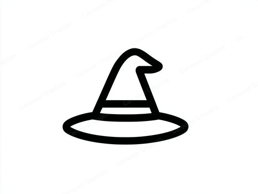 Witch Hat Vector Graphic preview