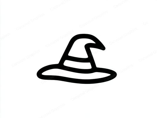 Witch Hat Vector Graphic preview