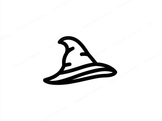 Witch Hat Vector Graphic preview