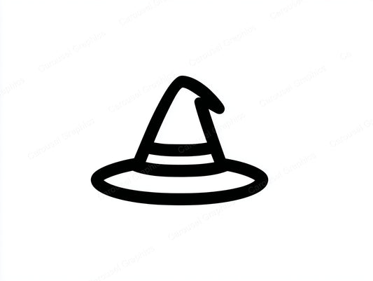 Witch Hat Vector Graphic preview