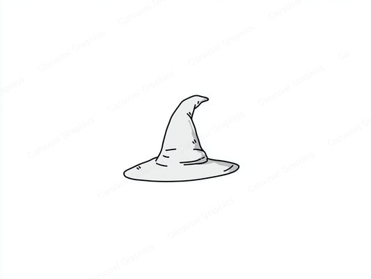 Witch Hat Vector Graphic preview