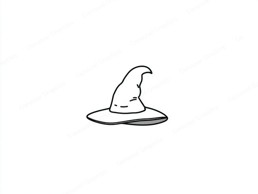 Witch Hat Vector Graphic preview