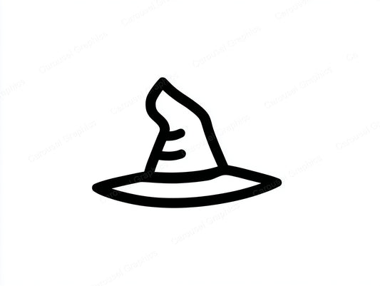 Witch Hat Vector Graphic preview