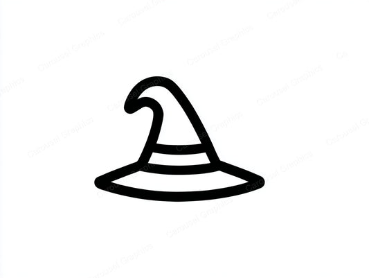 Witch Hat Vector Graphic preview