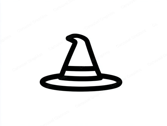 Witch Hat Vector Graphic preview