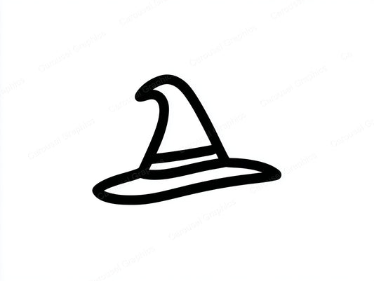 Witch Hat Vector Graphic preview