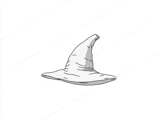 Witch Hat Vector Graphic preview
