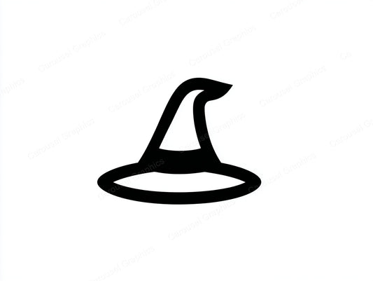 Witch Hat Vector Graphic preview