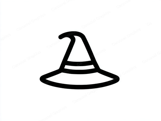 Witch Hat Vector Graphic preview