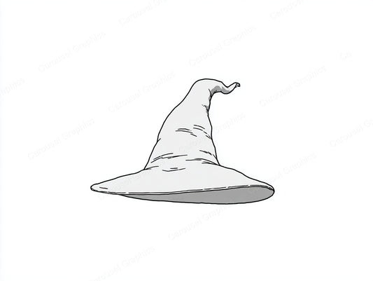 Witch Hat Vector Graphic preview