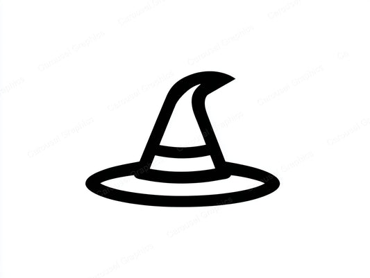 Witch Hat Vector Graphic preview
