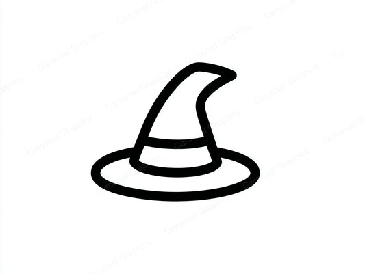 Witch Hat Vector Graphic preview