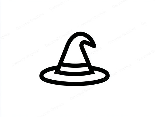 Witch Hat Vector Graphic preview