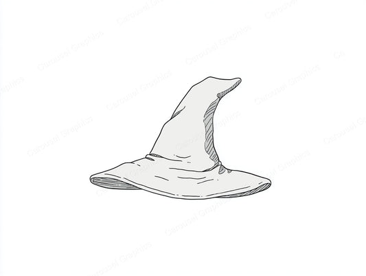 Witch Hat Vector Graphic preview