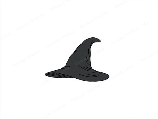 Witch Hat Vector Graphic preview