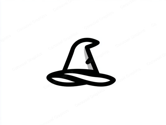 Witch Hat Vector Graphic preview