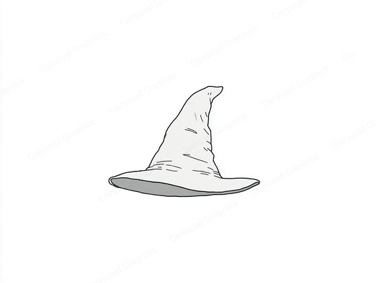 Witch Hat Vector Graphic preview