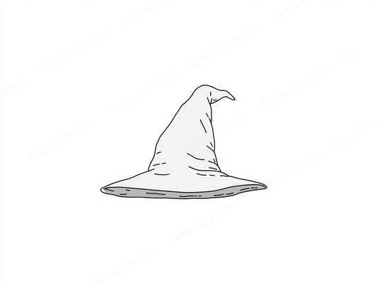 Witch Hat Vector Graphic preview