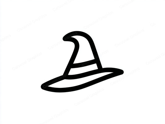Witch Hat Vector Graphic preview