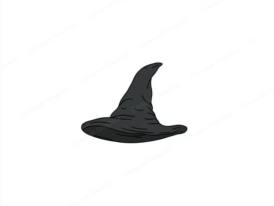 Witch Hat Vector Graphic preview