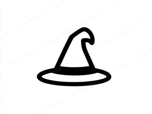 Witch Hat Vector Graphic preview