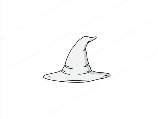 Witch Hat Vector Graphic preview