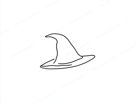Witch Hat Vector Graphic preview