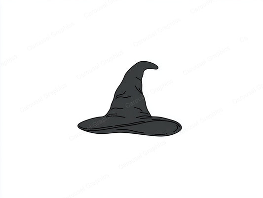 Witch Hat Vector Graphic preview
