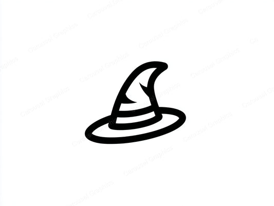 Witch Hat Vector Graphic preview