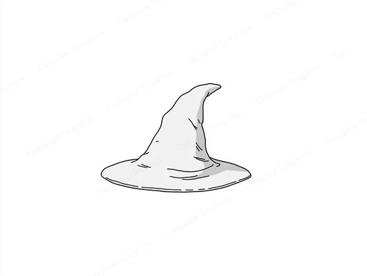 Witch Hat Vector Graphic preview