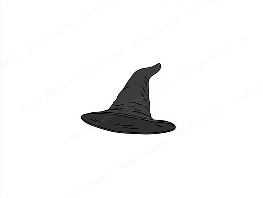 Witch Hat Vector Graphic preview