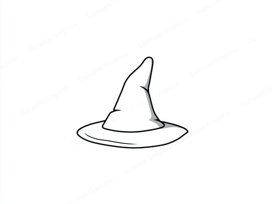 Witch Hat Vector Graphic preview