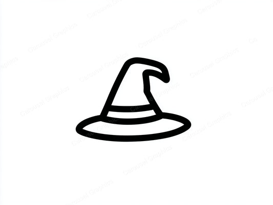 Witch Hat Vector Graphic preview
